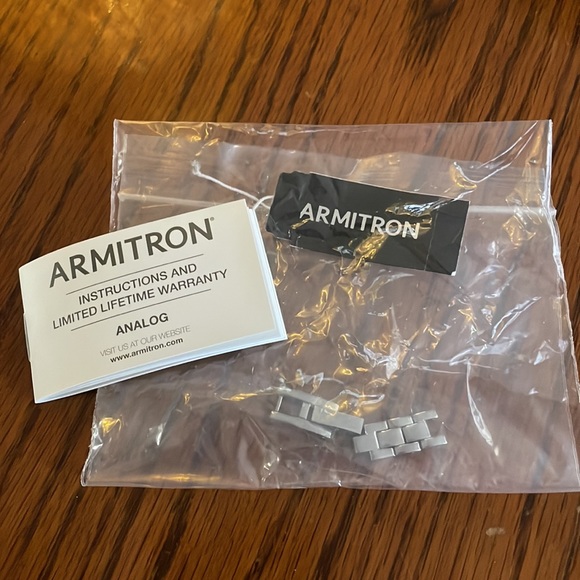 Armitron Swarovski Crystals/ Mother of Pearl Dial Analog Watch - Picture 6 of 9